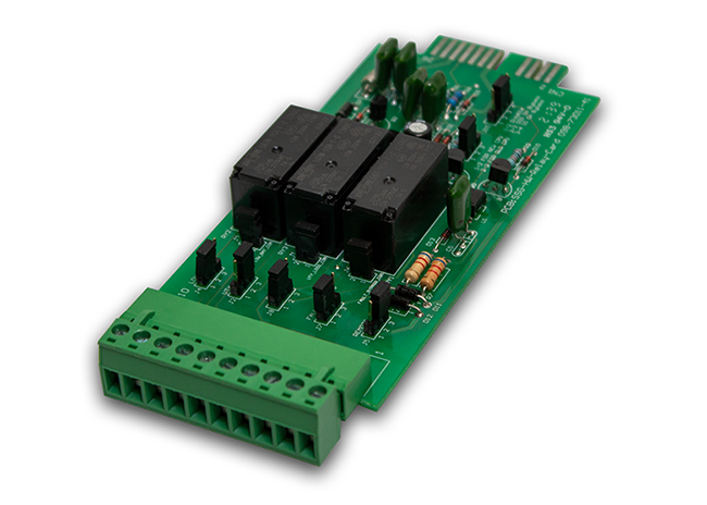 UA88246-Dry-Contact-Relay-Card 3-4 Top View dry contact relay card